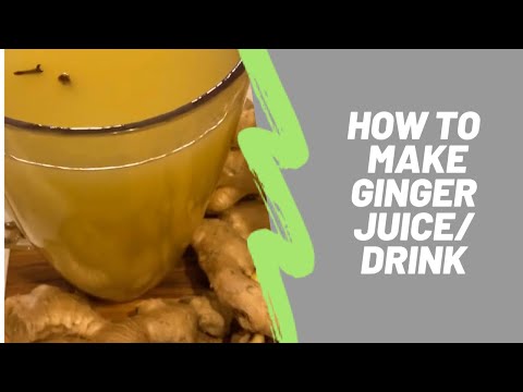 How To Make Gambian Ginger Juice/Drinks|My Gambian Kitchen