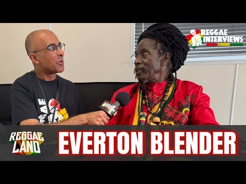 Everton Blender Backstage at Reggae Land: Reggae Legacy, Message Music & Timeless Vibes