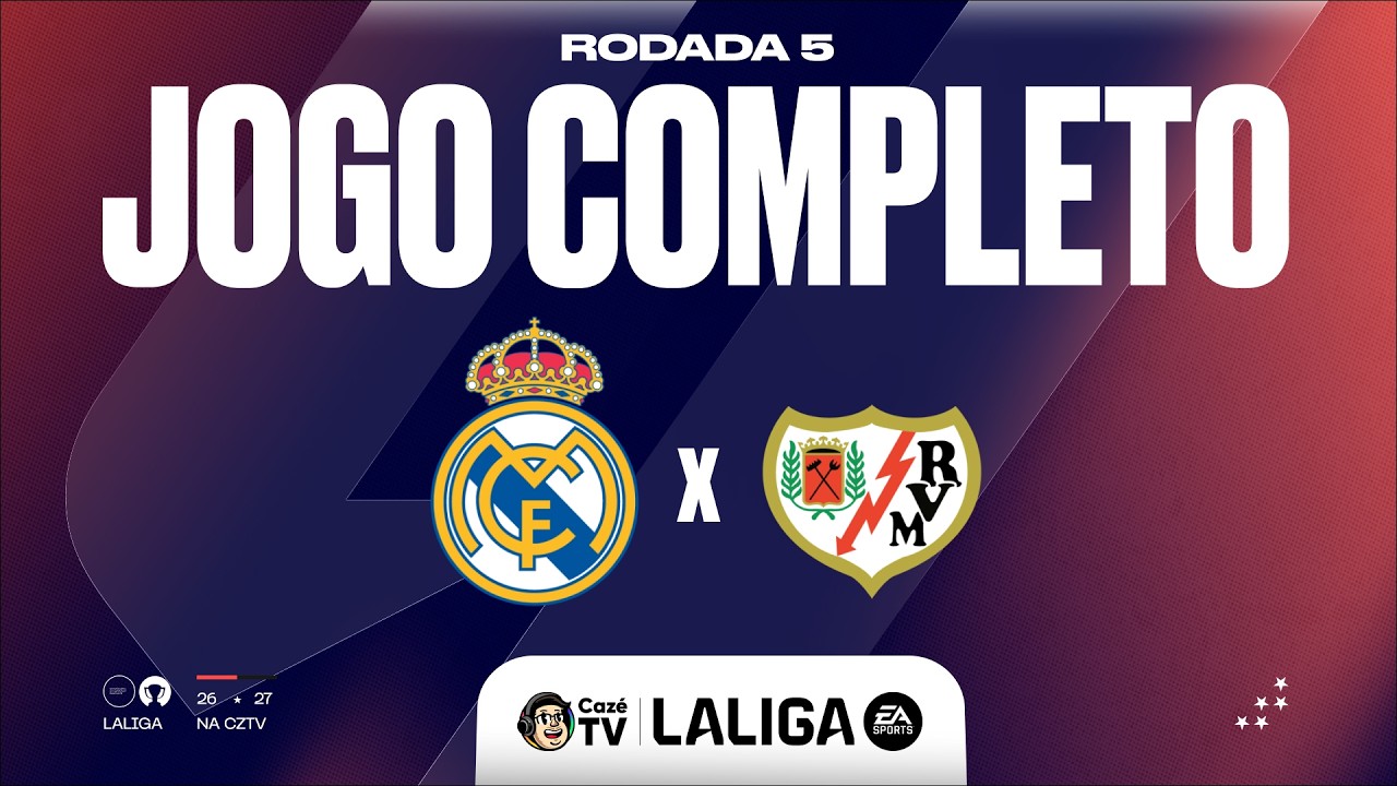AO VIVO: REAL MADRID X RAYO VALLECANO | LALIGA 26/27 | 5ª RODADA