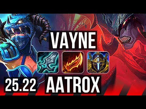 VAYNE vs AATROX (TOP) | NA Master | 25.22