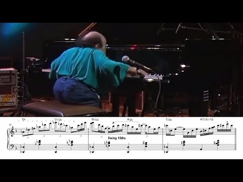 Michel Petrucciani plays In a Sentimental Mood (Jazzgipfel Stuttgart) - Jazz transcription