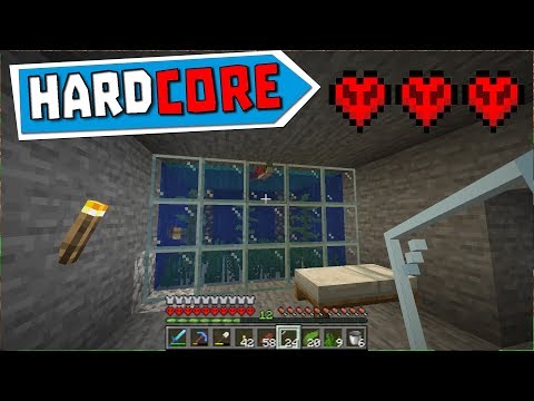 BALIK AKVARYUMU - Minecraft HARDCORE Survival Bölüm 21