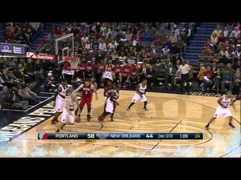 Chris Kaman Highlights Blazers vs. Pelicans 12.20.2014 - 16 Points, 6 Rebounds