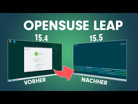 Nicht vergessen! Upgrade openSUSE Leap 15.4 auf 15.5 - so gehts online!