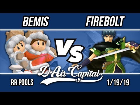 D-Air Capital 13 - bemis (ICs) Vs. Firebolt (Marth) - RR Pools