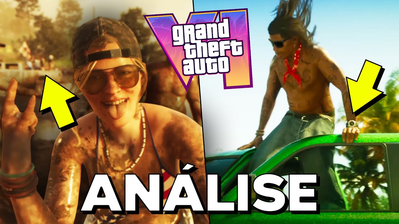 GTA 6: MEGA ANÁLISE do TRAILER com ZOOM nos DETALHES!