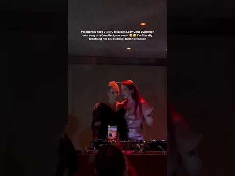 Lady Gaga Replay  DJing at her event in LA 🔥2022