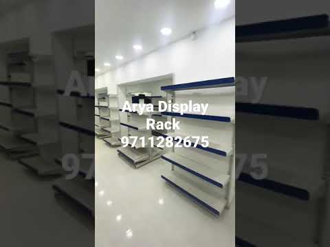 Stainless steel free standing unit ss snacks display rack, f...
