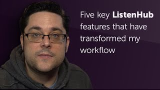 Video thumbnail for Robbie Dwyer shares his favourite ListenHub features! by Sonnox Plugins