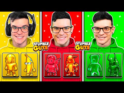 PROHIBIDO TOCAR el COLOR de MI ROPA en STUMBLE GUYS!