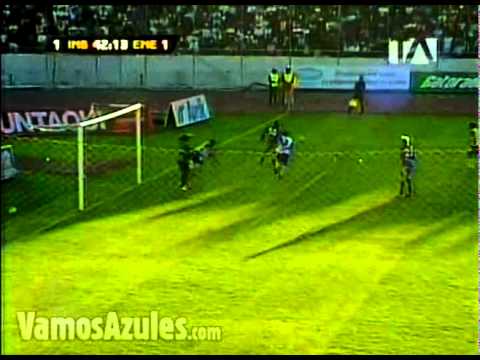 Gol de Cristian Menéndez ante Imbabura SC (Imbabura 1 - Emelec 1)