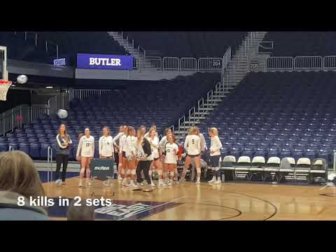 E11ie’s last Xavier Volleyball game 11-21-21