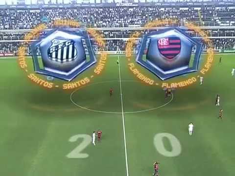 Melhores Momentos - Santos 2 x 0 Flamengo - (24ª Rodada) Campeonato Brasileiro 2012