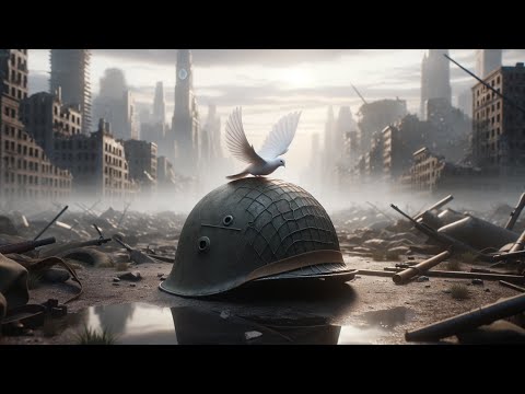 Echoes of Conflict: Urban Warfare Ambience with Meditation Frequencies