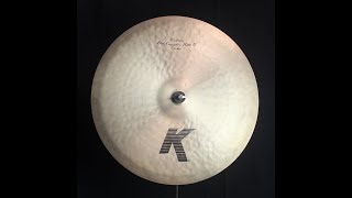 Video thumbnail for Used Zildjian 22" K Custom Dry Complex Ride II - 2408g by The Drum Shop - Portland, Maine