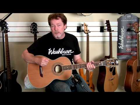Видео-обзор товара Гитара акустическая Washburn WP26SNS
