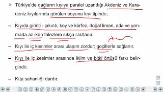 Eğitim Vadisi 10.Sınıf Coğrafya 5.Föy Türkiye'de Dış Kuvvetlerin Oluşturduğu Yer Şekilleri 2 Konu Anlatım Videoları