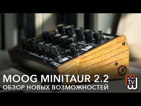 Обзор прошивки 2.2 для аналогового синтезатора Moog Minitaur
