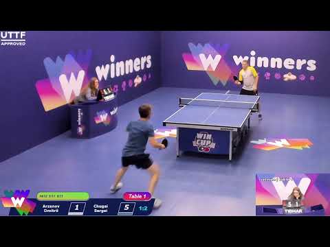 WINners CUP table 1 21.09 Arzanov Dmitrii - Chugai Sergei 21:00