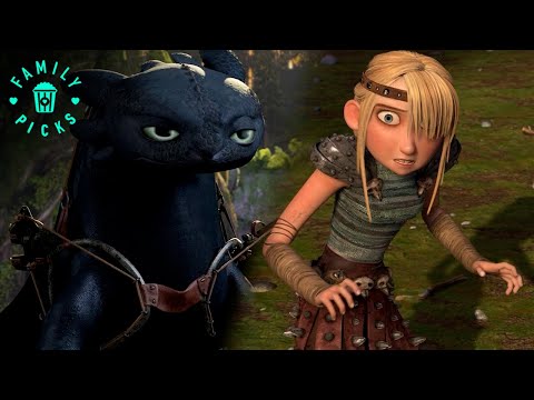 Astrid’s First Encounter with Toothless | How to Train Your Dragon