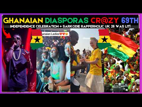 🇬🇭 GHANAIAN DIASPORAS CR@ZY 69th INDEPENDENCE CELEBRATION + SARKODIE RAPPERHOLIC UK 26 | Kamma Dyn