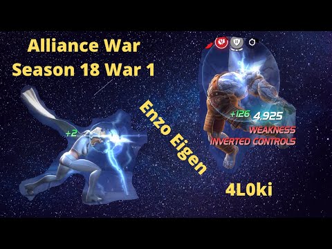 Alliance War - Season 18 War 1 - Enzo Eigen  with special guest PandamanPete - 4L0ki versus NY718