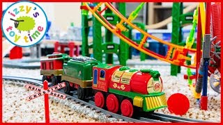 LIONEL HOLIDAY FLYER! We&#39;re making the BIGGEST Christmas Toy Train Track EVER!