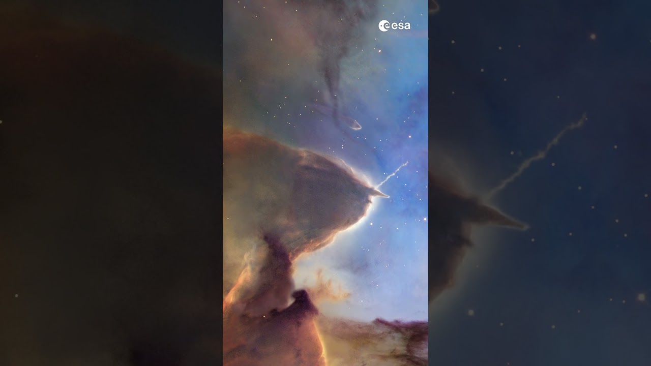 Fly through the Trifid Nebula ✨
