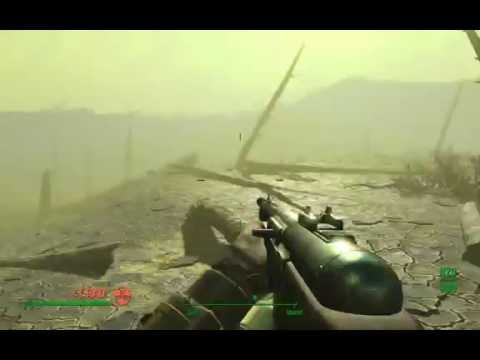 Paladin Danse just swimming around in the Glowing sea