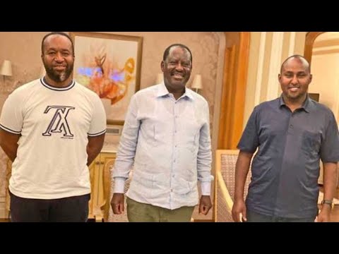 Joho, Junet visit Raila in Dubai