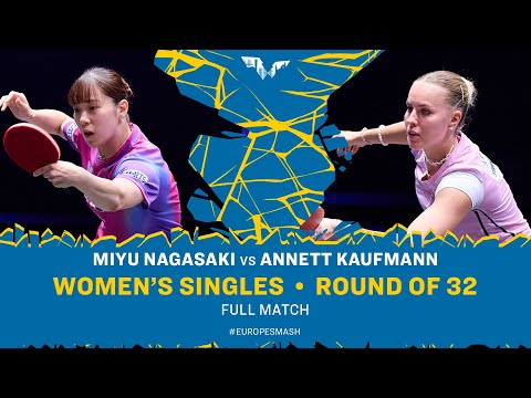 FULL MATCH | Miyu Nagasaki vs Annett Kaufmann | WS R32 | #EuropeSmash 2025