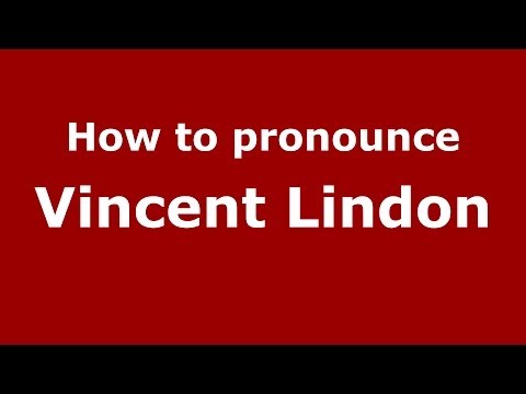 How to pronounce Vincent Lindon (French/France) - PronounceNames.com