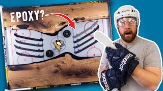 I Tested Viral  EPOXY Table with an ICE Rink River!