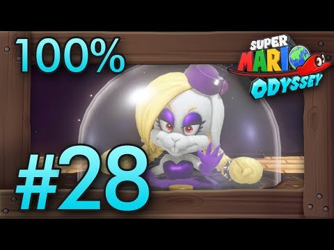 Super Mario Odyssey 100% Walkthrough Part 28 | Dark Side (All Moons & Broodals Boss Rush)