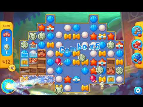 Fishdom 2021 - Level 5879   #playrix #fishdom #gaming