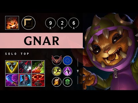 Gnar Top vs Gragas - EUW Grandmaster Patch 25.15
