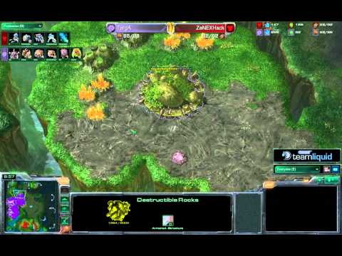 Game 2 - ZeNEXHack vs inFi.TargA - TeamSpeak TL SC2 Open #26 Final