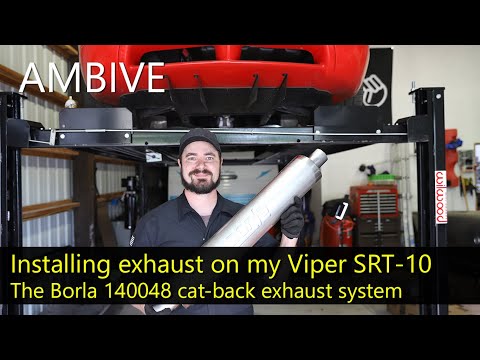 Borla exhaust on the 3rd gen Viper