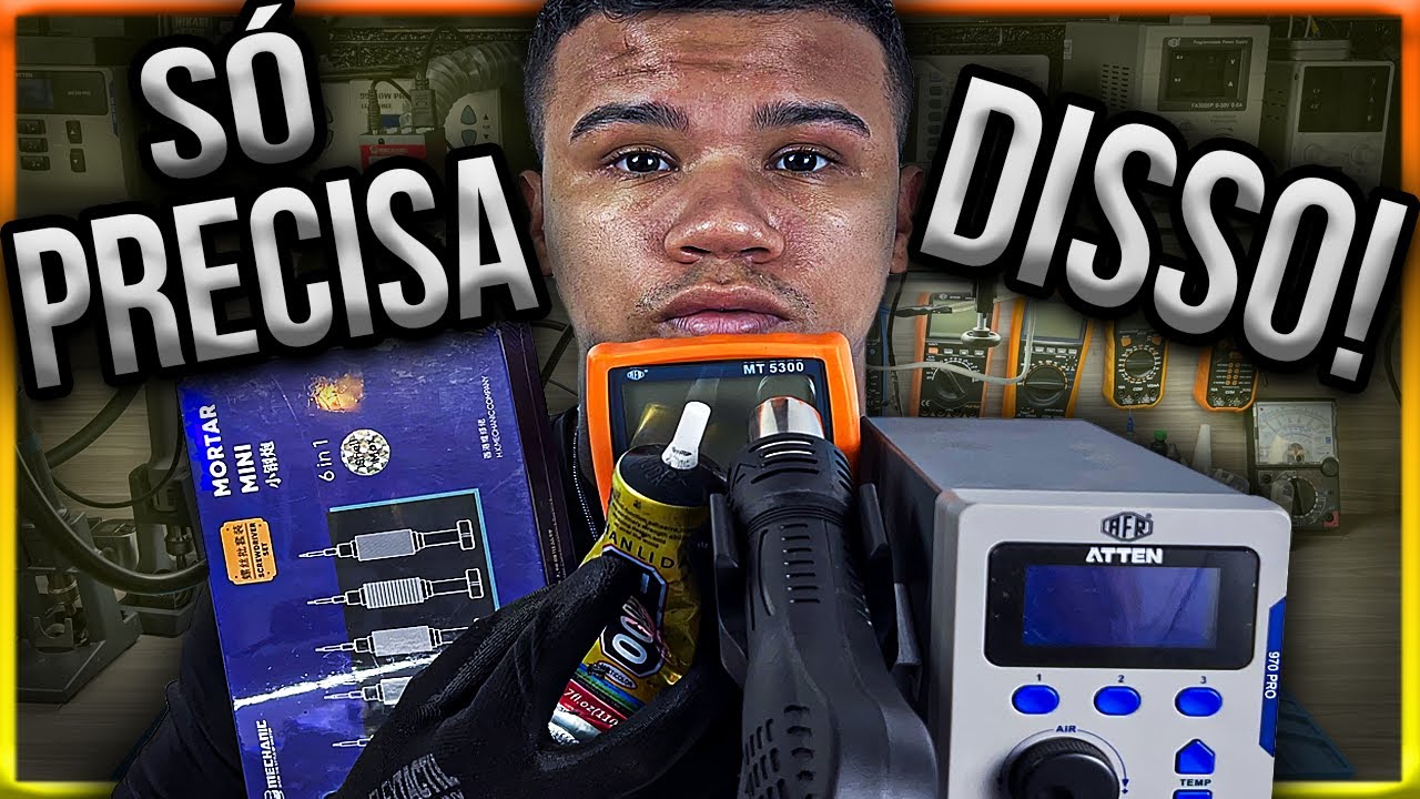 10 Ferramentas Obrigatórias Para Começar a Consertar Celular! (Para Iniciantes)