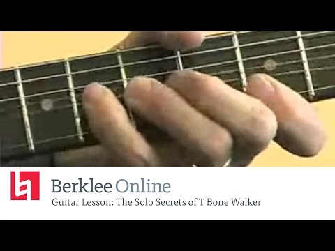 Blues Guitar Lesson: The Solo Secrets of T Bone Walker