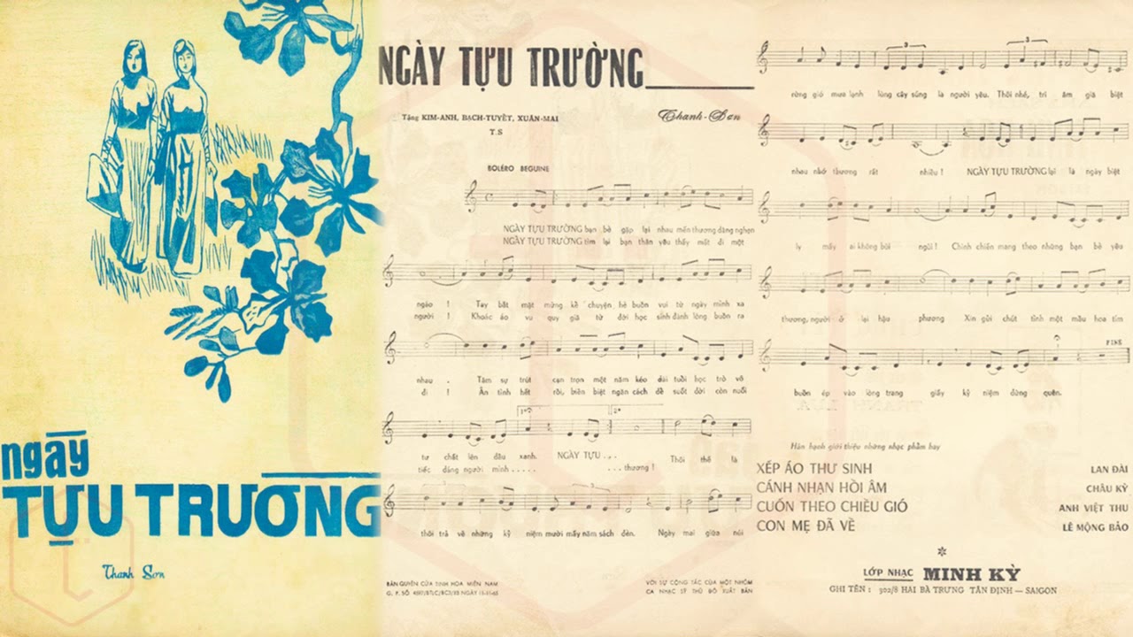 Tờ Nhạc Xưa Trước 1975