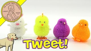 Easter Happy Hopper Wind Up Fuzzy Chick & Bunny - Squishy Easter Toys