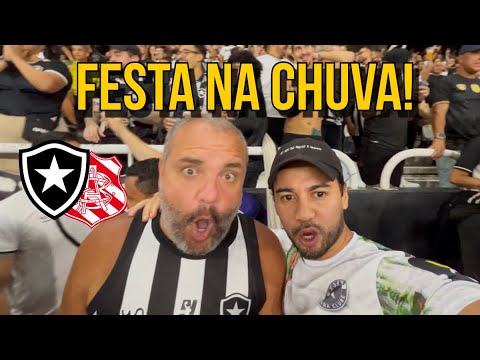 VITÓRIA E FESTA NA CHUVA PRA ALIVIAR O CLIMA |  Botafogo 2 x 0 Bangu - Carioca 26
