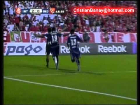 Inter do Porto Alegre  3 Independiente 1 Recopa Sudamericana 2011 Los goles (Relato Pablo Ladaga)