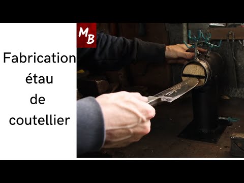 Fabrication d'un étau de coutelier