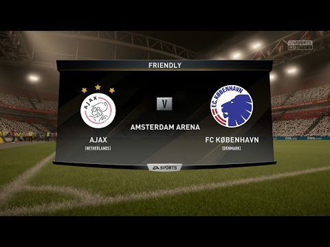 PS4: Fifa 17 - Ajax vs København [1080p 60 FPS]