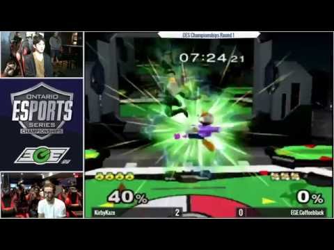 KirbyKaze (Shiek) vs EGE.Coffeeblack (Falcon, Fox) - Ontario Esports Series