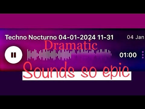Techno nucturno  (#totally #epic)
