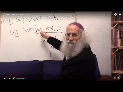 Ariel Cohen Alloro - The Conversion to Judaism in the Light of The Exodus Story - Part 1