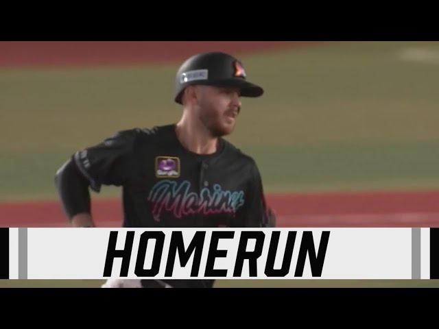 【3回裏】待望の来日初アーチ!! マリーンズ・ブロッソー レフトスタンドへの先制2ランHR!!  2023年8月10日 千葉ロッテマリーンズ 対 オリックス・バファローズ